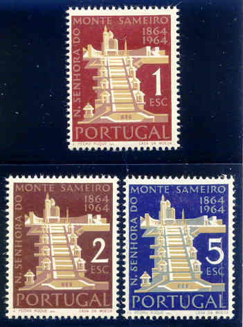 Portugal - 1964 Sameiro - Af. # 931 To 933 - MH - Unused Stamps