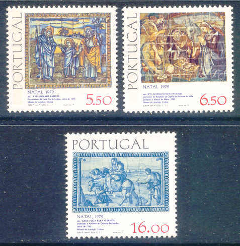 Portugal - 1979 Christmas - Af. # 1449 To 1451 - MH - Unused Stamps