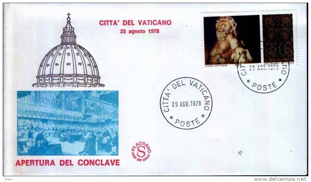 APERTURA CONCLAVE - Anno 1978 - Macchine Per Obliterare (EMA)