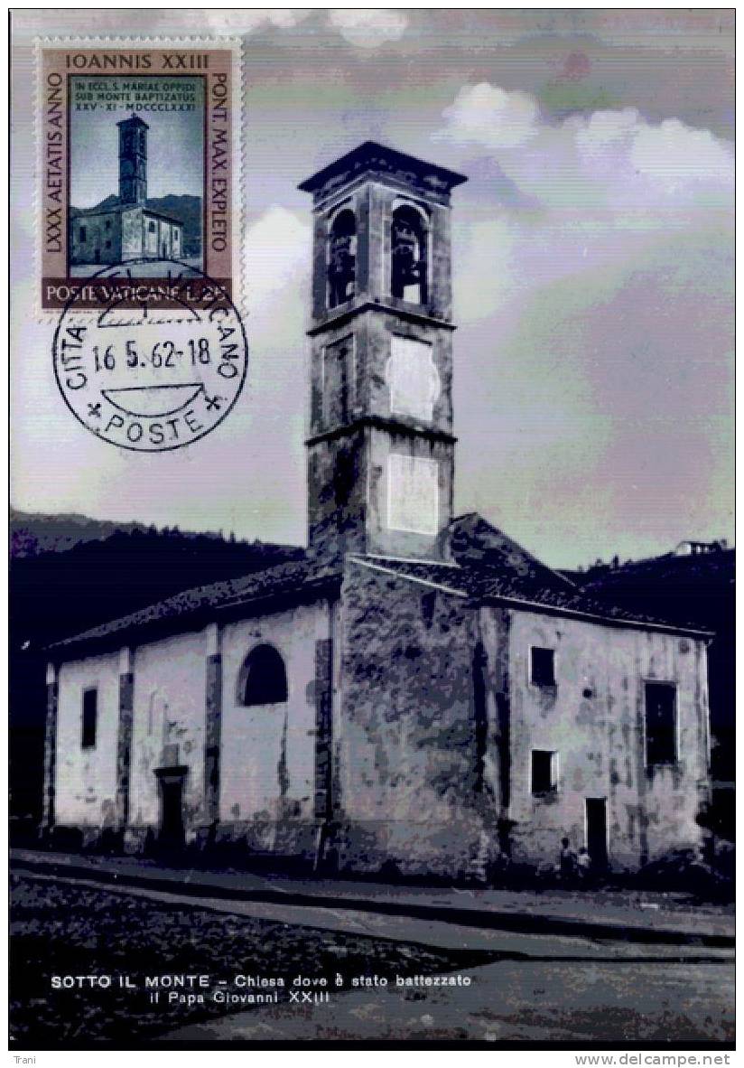 SOTTO IL MONTE - CARTOLINA MAXIMUM - Anno 1962 - Sonstige & Ohne Zuordnung