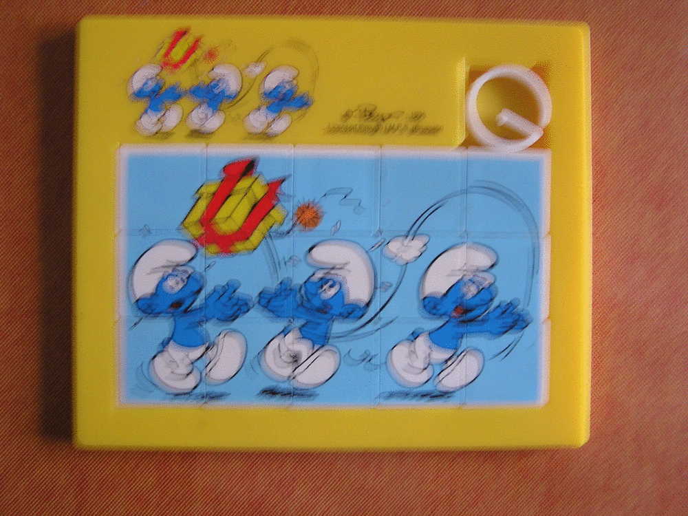 SCHTROUMPFS SMURF Schtroumpf Smurf  RIDDLE CASSE TETE PUZZLE 1995 - Puzzles