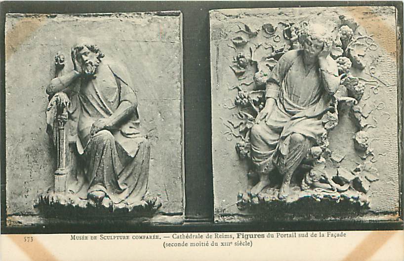 Cathédrale De Reims, Figures Du Portail Sud De La Façade (n° 573) - Sculptures