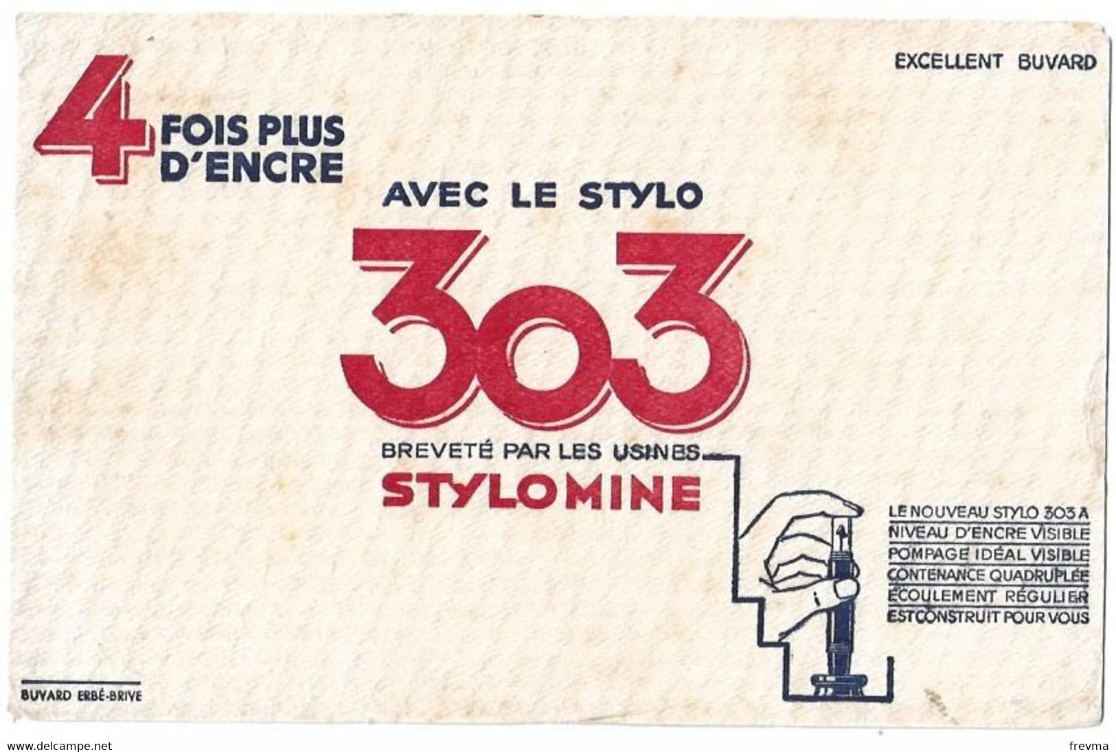 Buvard Stylomine 303 - S