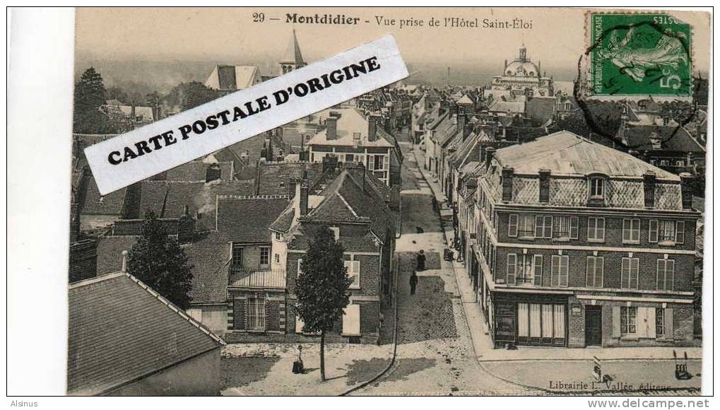MONTDIDIER (SOMME) - VUE PRISE DE L'HOTEL SAINT ELOI - Montdidier