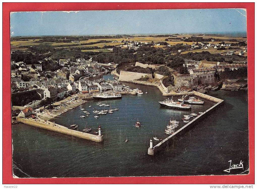 J240 56 BELLE ILE EN MER  LE PALAIS VUE AERIENNE - Belle Ile En Mer