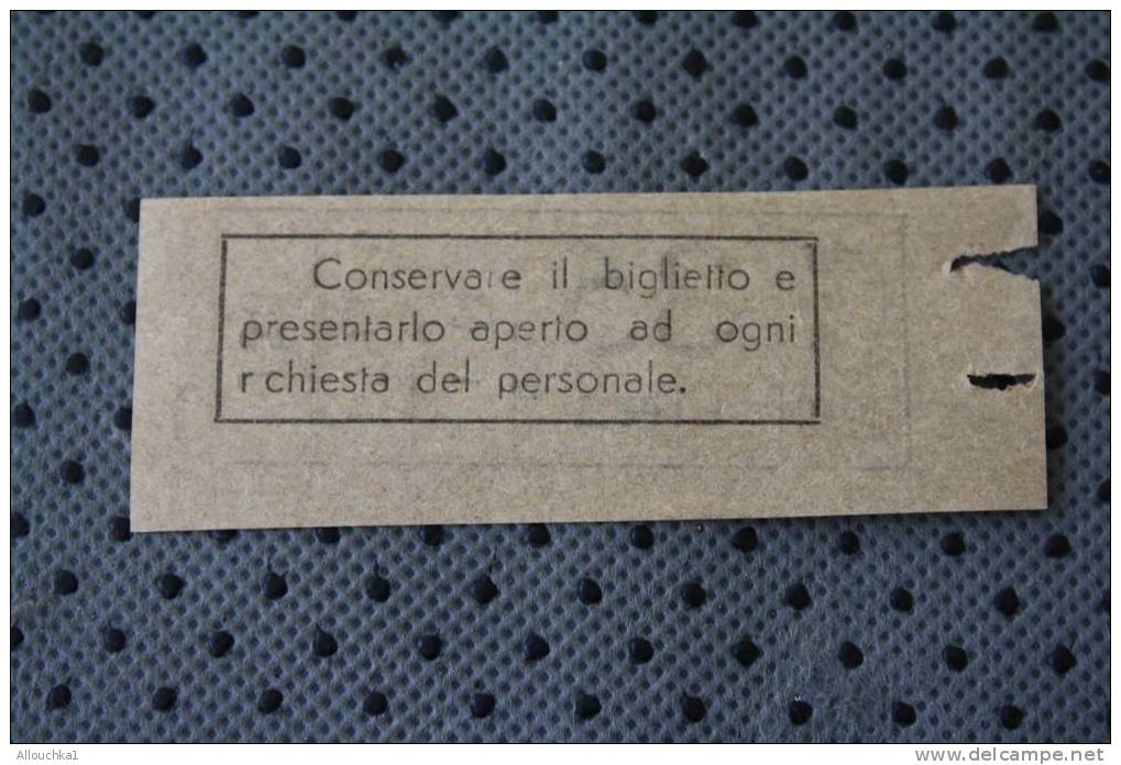 ANCIEN TICKET TITRE DE TRANSPORT BIGLIETTO ATAC MASSARANI TORINO  ITALIA - Europa