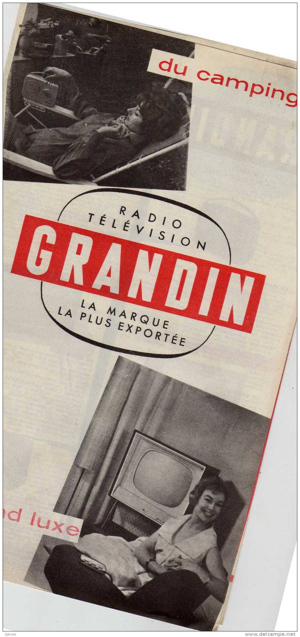 GRANDIN  -  Radio - Television - Werbung