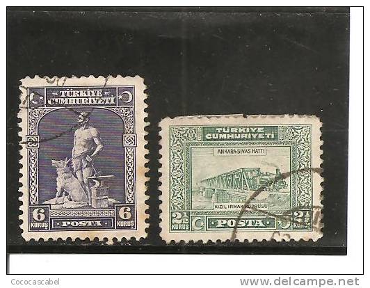 Turquía - Turkey - Yvert  745, 747 (usado) (o). - Used Stamps