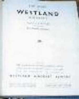The Book Of Westland Aircraft - Brits Leger