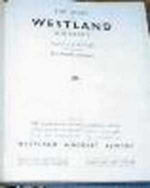 The Book Of Westland Aircraft - British Army