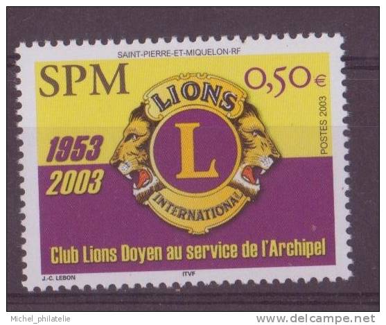 SAINT-PIERE-ET-MIQUELON N° 808** NEUF AVEC CHARNIERE  CLUB LIONS DOYEN - Other & Unclassified