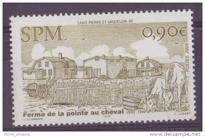 SAINT-PIERE-ET-MIQUELON N° 851** NEUF AVEC CHARNIERE   FERME - Sonstige & Ohne Zuordnung