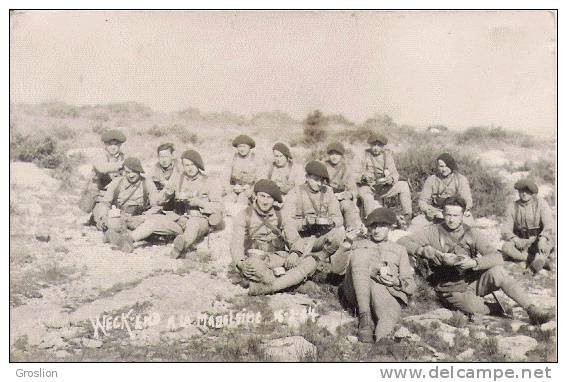 MILITAIRES ALPINS FRANCAIS AU COL DE LA MADELEINE (SAVOIE) 1934 CP PHOTO - Manoeuvres