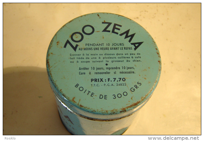 PUBLICITE  ANCIENNE / ZOO ZEMA / GRANULES POUR CHIENS  ET CHATS / BOITE D ORIGINE - Boîtes