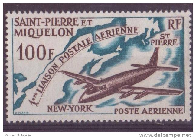 ⭐ Saint Pierre Et Miquelon - Poste Aérienne - YT N° 31 ** - Neuf Sans Charnière ⭐ - Neufs