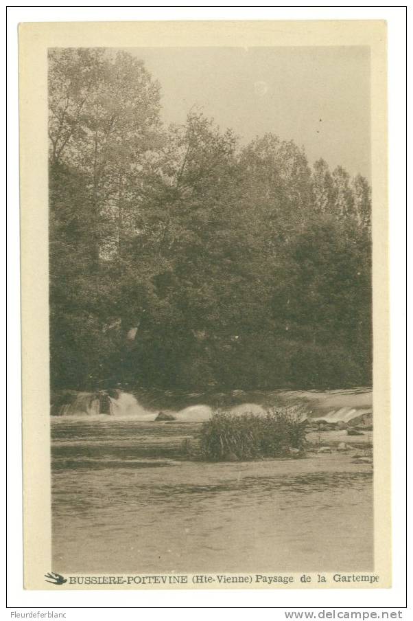 BUSSIERE-POITEVINE (87) - CPA - Paysage De La Gartempe - Bussiere Poitevine