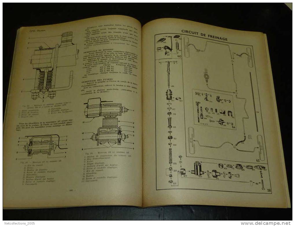 REVUE TECHNIQUE AUTOMOBILE: OPEL OLYMPIA / BOITE WILSON T.10 - AU SERVICE DE L´AUTOMOBILE - Auto