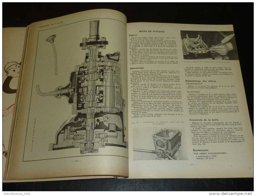 REVUE TECHNIQUE AUTOMOBILE: MERCEDES 170D Et DA / REFROIDISSEMENT PAR AIR / COMPTE RENDU SALON - SERVICE DE L´AUTOMOBILE - Auto