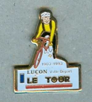 Cyclisme, Vélo, Tour De France,  Luçon (85, Vendée) Ville Etape (1903-1993) - Ciclismo