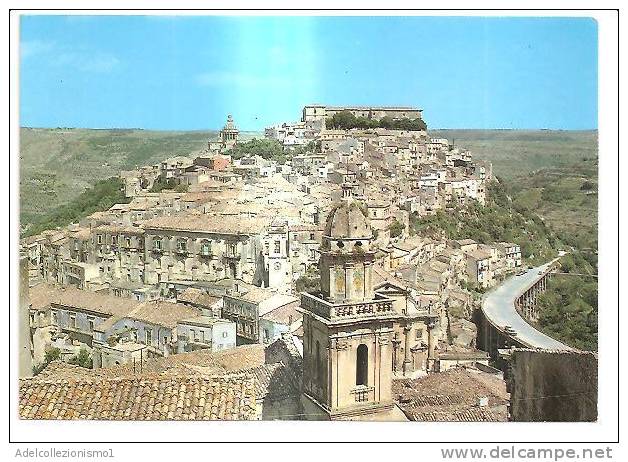 42326)cartolina Illustratoria Ragusa Ibla - Panorama - Ragusa