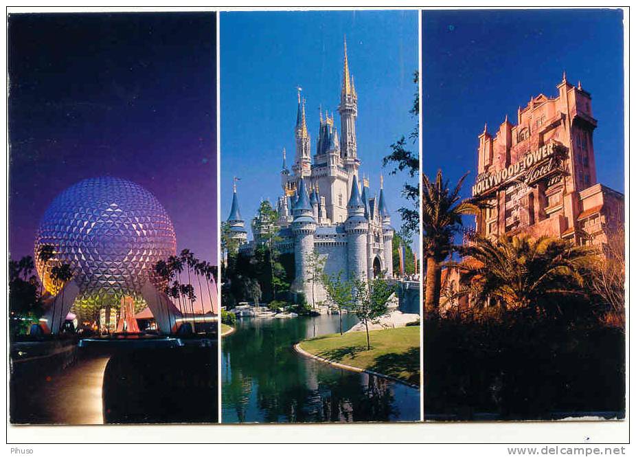 Disneyworld : 3 Picture Postcard - Disneyworld