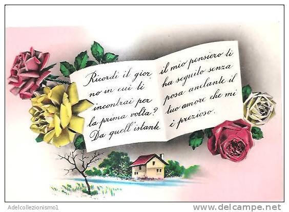 42371)cartolina Illustratoria Serie Promesse Di Matrimonio/sentimentali / Tristi Dell´epoca - Nozze