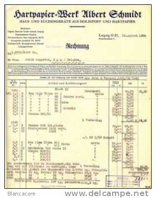 LEIPZIG   ALLEMAGNE  HARTPAPIER WERK ALBERT SCHMIDT - Andere & Zonder Classificatie