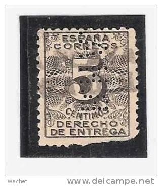 Perforadas/perfin/perfore /lochung                 Espana No 592   B.H.A. - Used Stamps