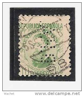 Perforadas/perfin/perfore/lochung                 Espana No 664   B.H.A. - Used Stamps