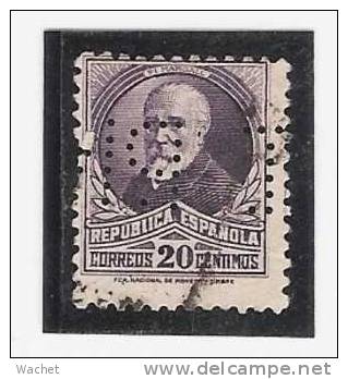 Perforadas/perfin/perfore /lochung                  Espana No 666   P.N.T. - Used Stamps