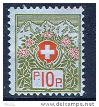 Switzerland   S-4a,  Mint, Hr,    SCV$8.25     (szs04a-1       Zum 41 - Vrijstelling Van Portkosten