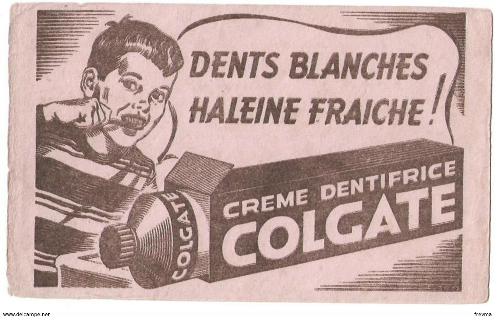 Buvard Creme Dentifrice Colgate - C