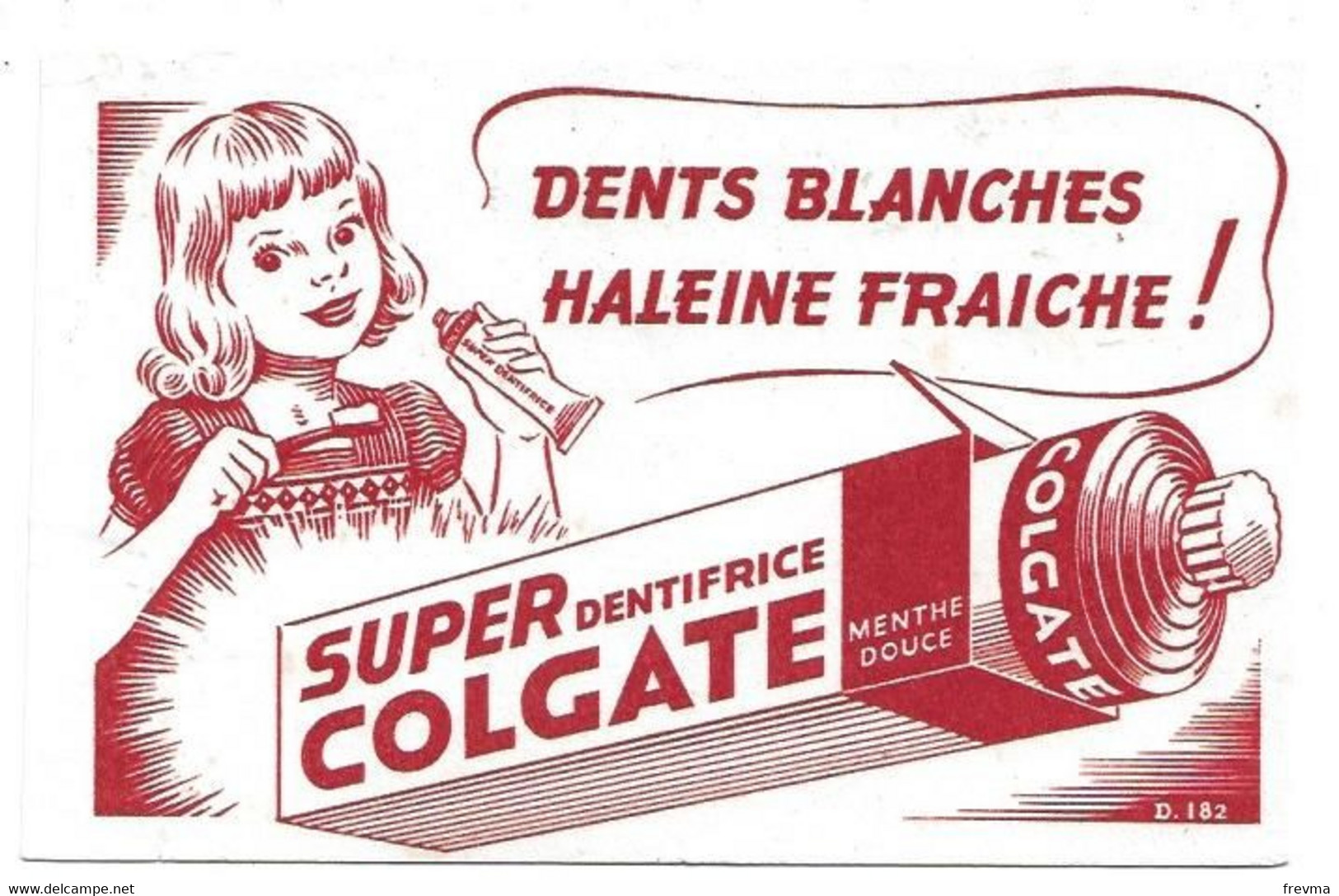 Buvard Super Dentifrice Colgate - C
