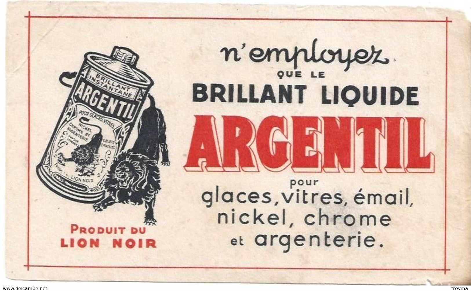 Buvard Argentil  Pour Glaces - A