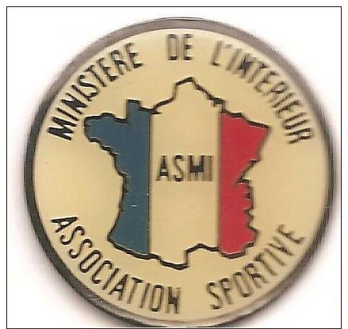 Police - Association Sportive -Ministère De L 'Intérieur - AS MI  - Signé FLO Inter - Polizei