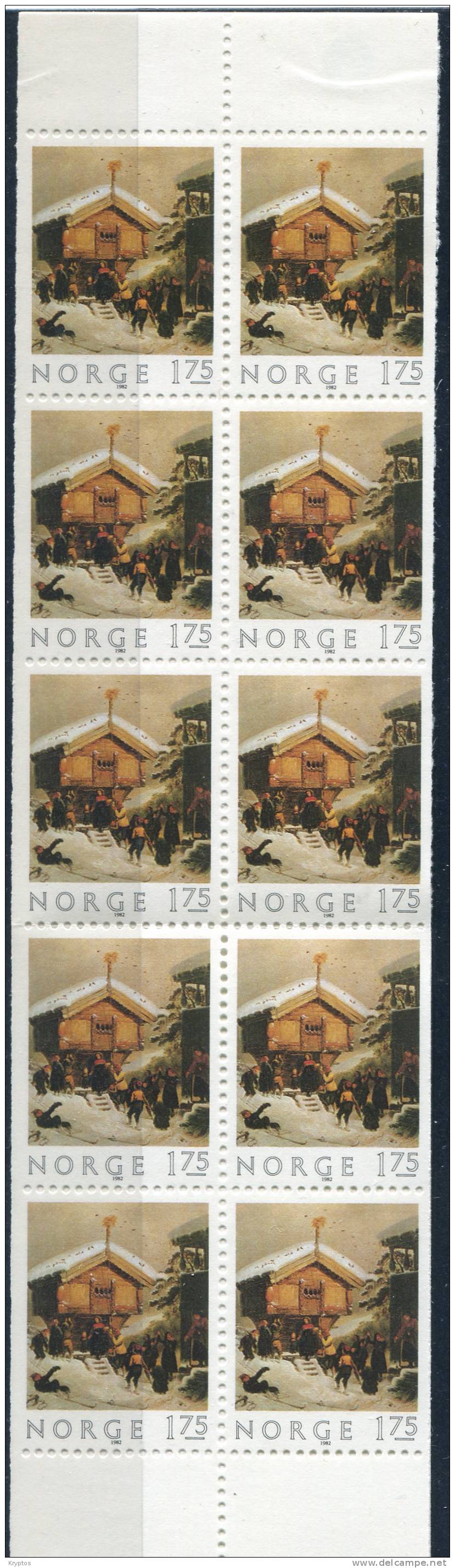 Norway 1982 - Christmas - Complete Booklet Set - Postzegelboekjes