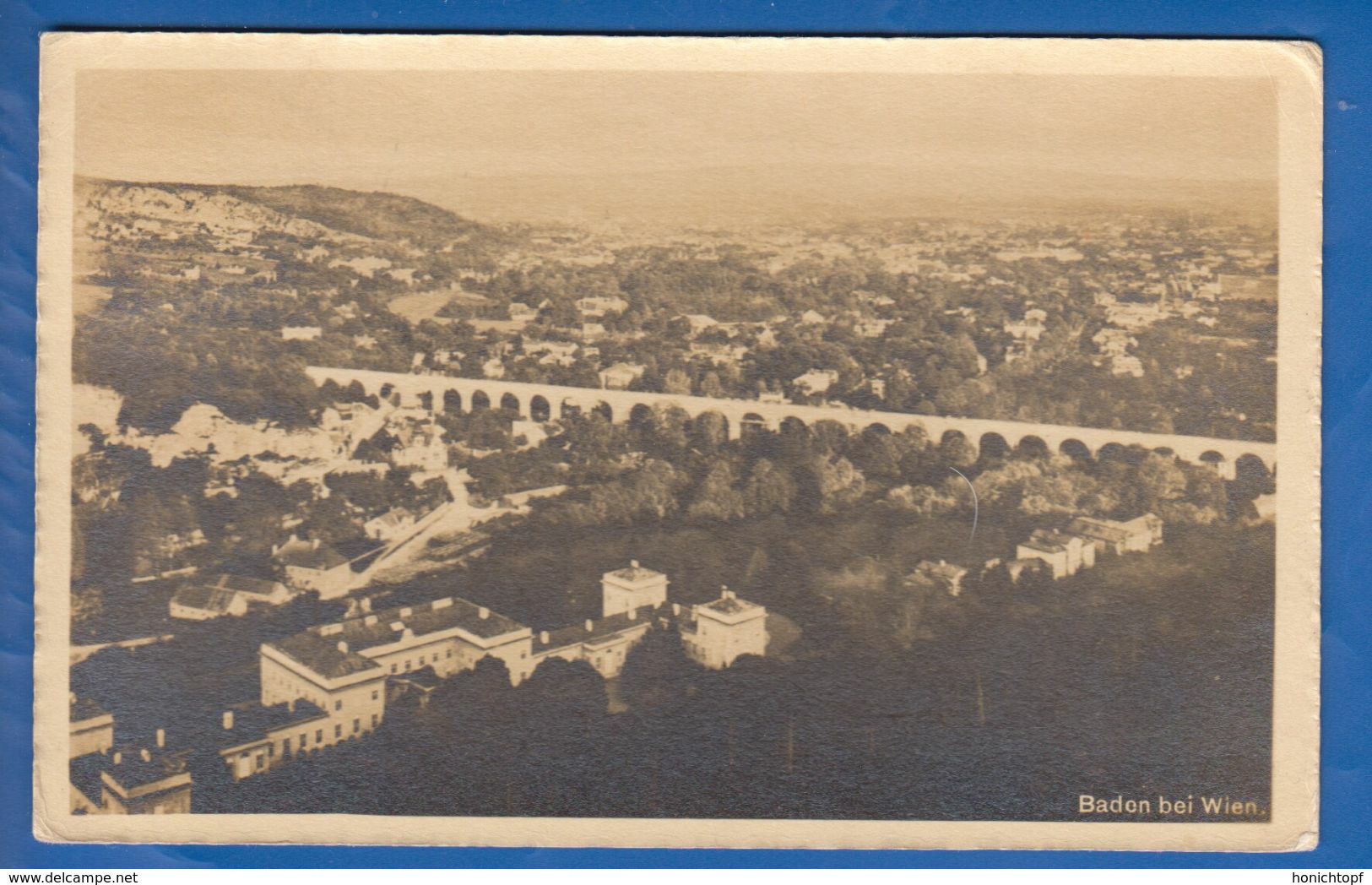 Österreich; Baden Bei Wien; Panorama Mit Brücke - Baden Bei Wien