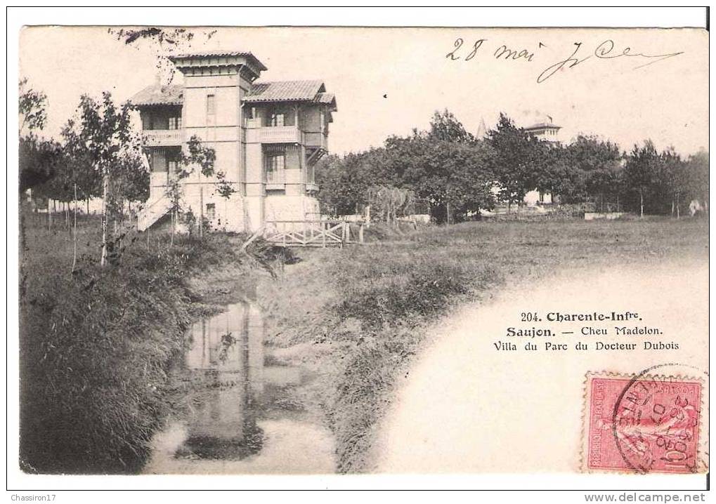 17 -  SAUJON -  Cheu Madelon, Villa Du Parc Du Docteur Dubois - Saujon