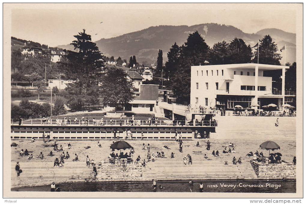 Vevey - Corseaux Plage - Corseaux