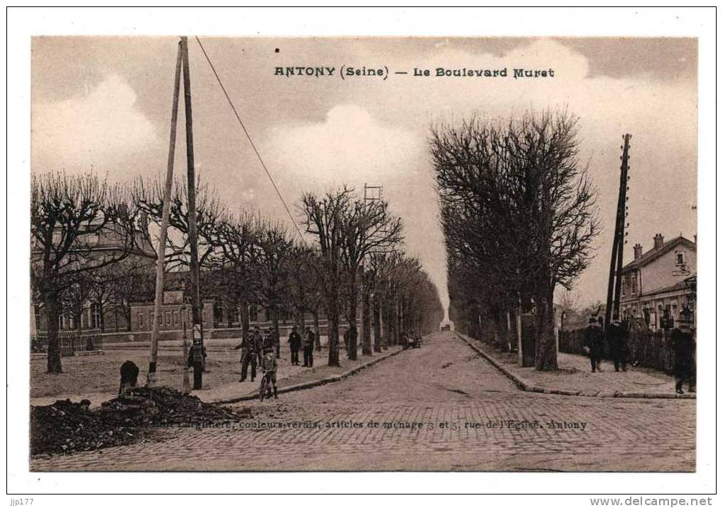 Antony Ancienne Gare Boulevard Muret Edit Largrihere Couleurs Et Vernis Rue De L´eglise - Antony