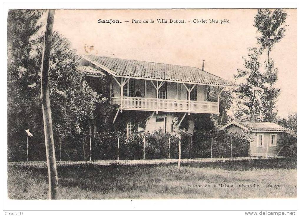 17 -  SAUJON -  Parc De La Villa Dubois -  Chalet Bleu Pâle - Saujon