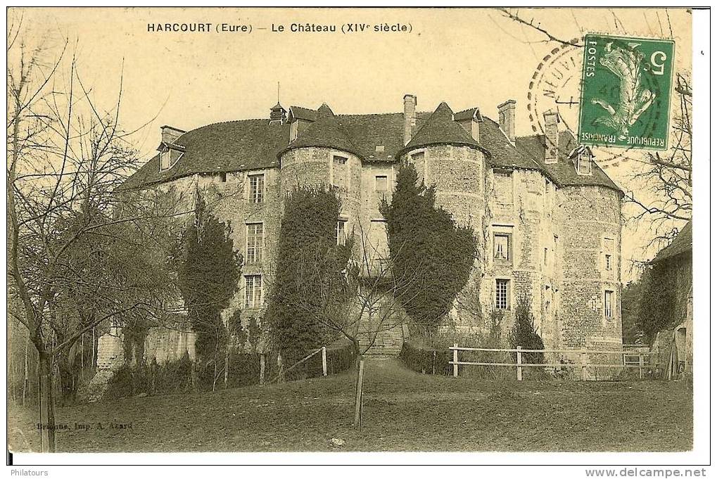 HARCOURT  -  Le Château - Harcourt