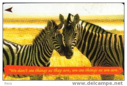 SINGAPORE $20 ZEBRA  ZEBRAS  ANIMAL  ANIMALS AFRICA  CAT CODE:141SIGB MEDIUM SN - Singapour