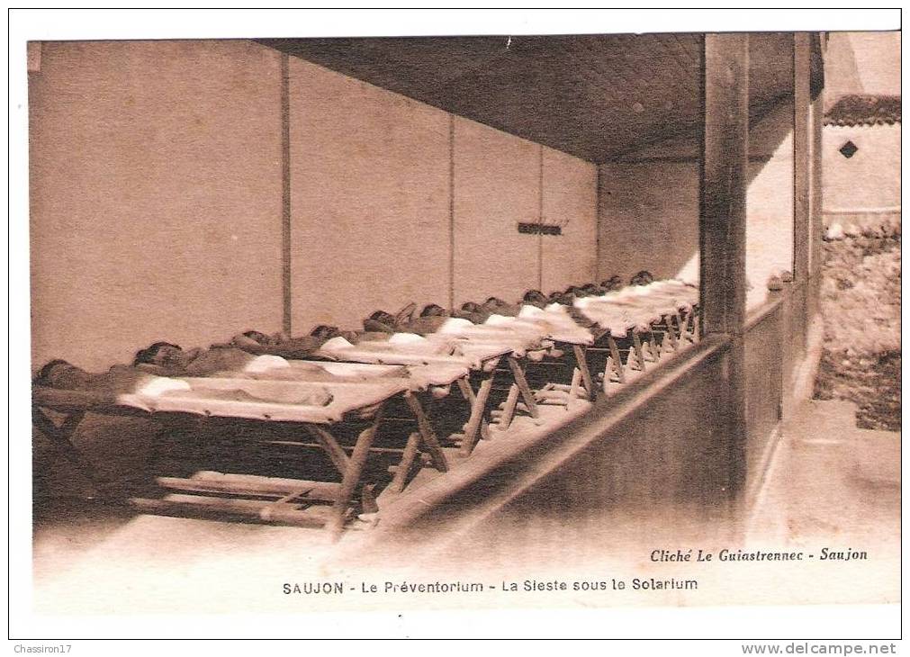 17 - SAUJON -  Le Préventorium - La Sieste Sous Le Solarium - Saujon