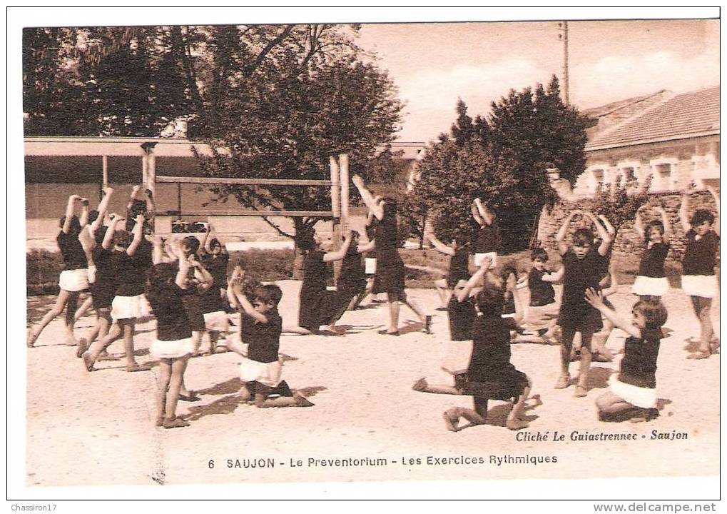 17 - SAUJON -  Le Préventorium - Les Exercices Rythmiques - Saujon