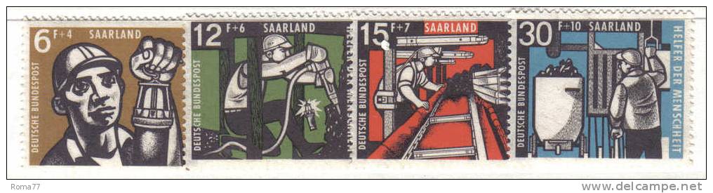 SS2759 - SARRE , Beneficienza Serie N. 386/389  *** - Unused Stamps
