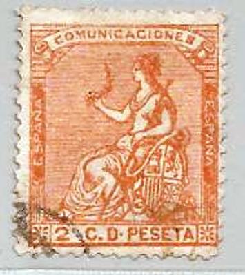 SpaMi.Nr.125/ SPANIEN -  Edifil 131 (1874) O - Usados