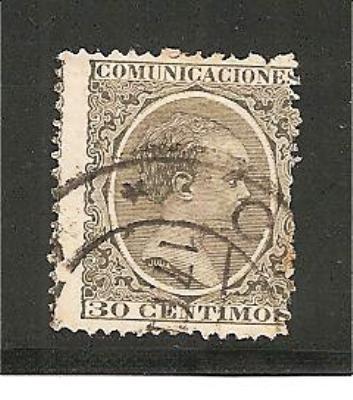 SpaMi.Nr.195/ SPANIEN -  Edifil Nr. 222 (1889) - Gebraucht