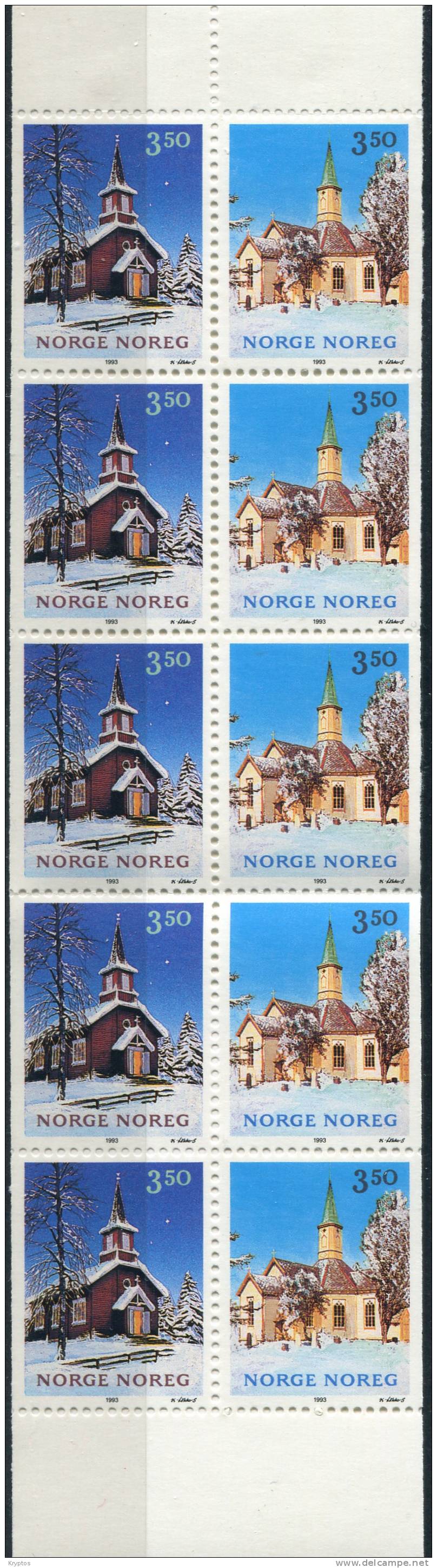 Norway 1993 - Christmas - Complete Booklet Set MINT** - Booklets