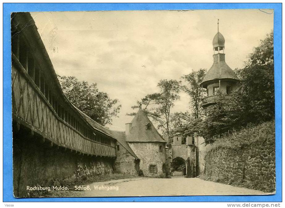 ROCHSBURG MULDE. Schlob , WEHRGANG. SAXE - Lunzenau